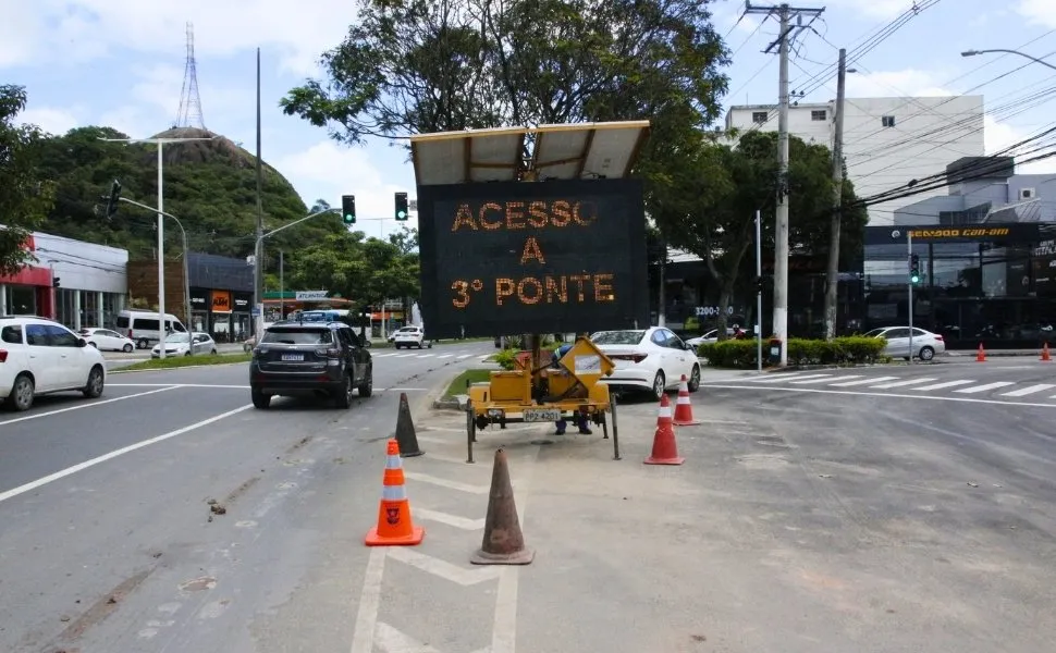 Imagem ilustrativa da imagem Novo acesso à Terceira Ponte já está liberado. Entenda mudanças