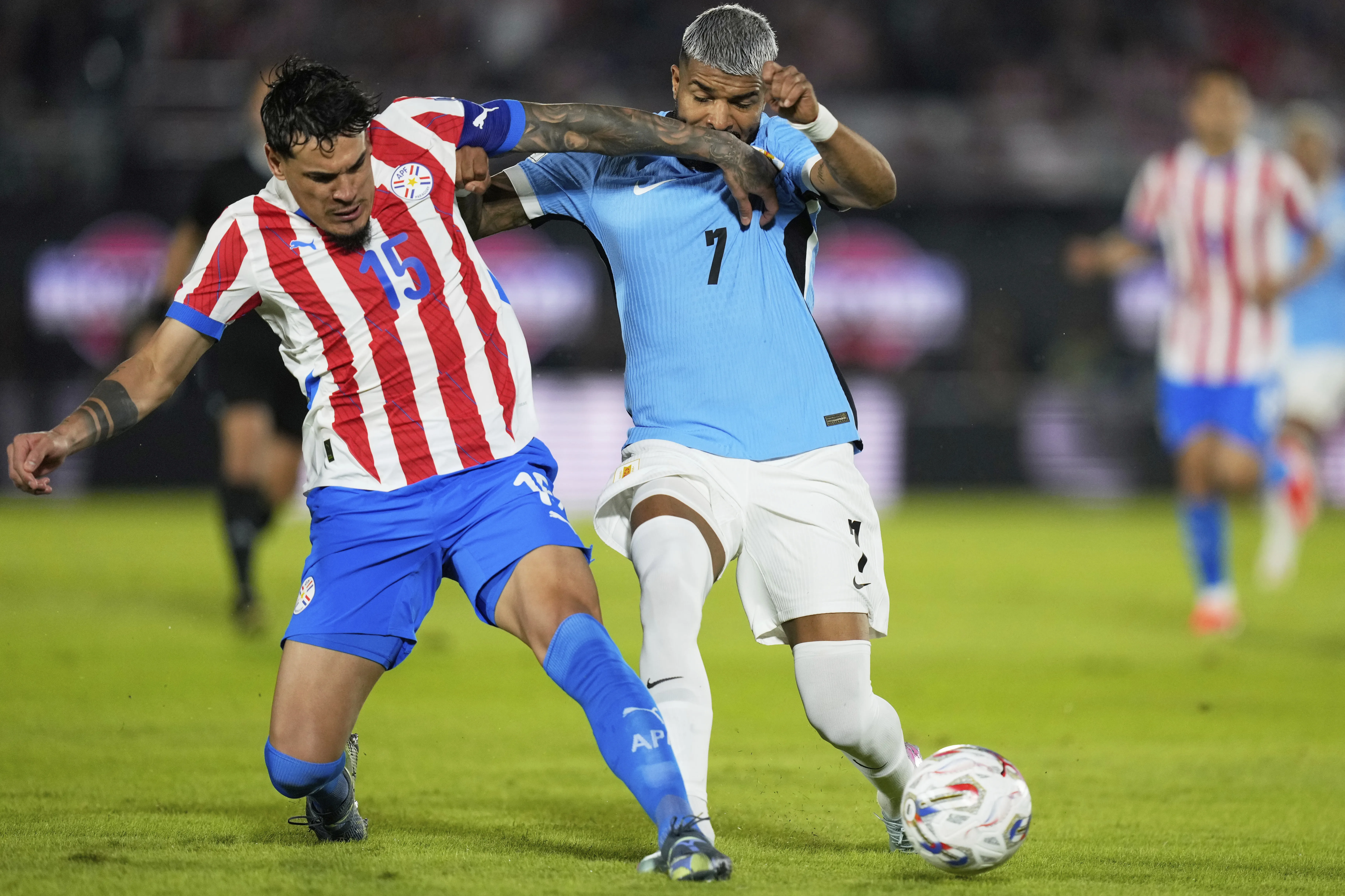 Imagem ilustrativa da imagem Paraguai mantém embalo, supera o Uruguai e encaminha vaga na Copa do Mundo de 2026