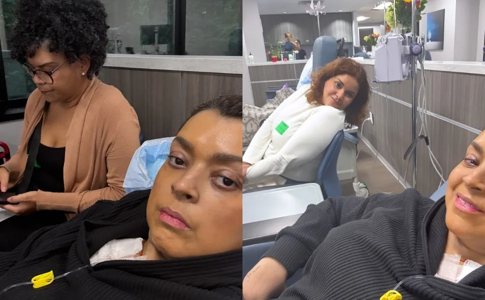 Imagem ilustrativa da imagem Preta Gil agradece irmã e amiga que a acompanham em tratamento experimental nos EUA