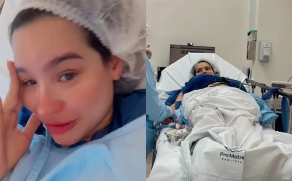 Imagem ilustrativa da imagem Raissa Barbosa chora após parto ser antecipado: 'não está tudo pronto'