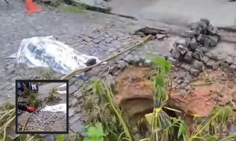 Imagem ilustrativa da imagem Recife: homem morre ao cair em buraco deixado aberto na Zona Norte