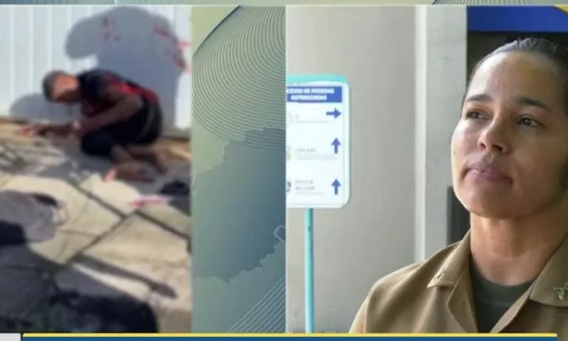Imagem ilustrativa da imagem Sargento reage a assalto com filha de 5 anos e impede linchamento do suspeito