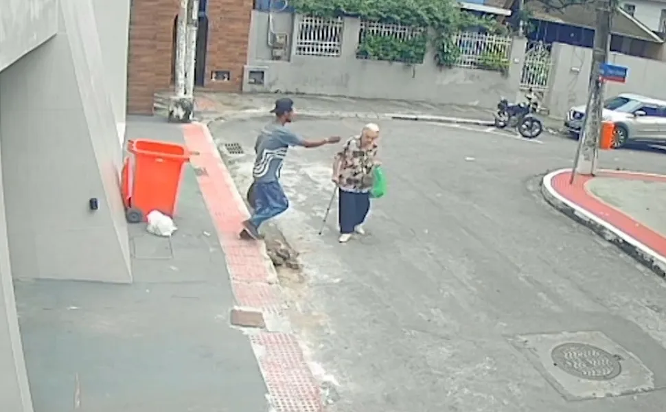 Imagem ilustrativa da imagem Suspeito de agredir idosa durante assalto no Centro de Vitória é preso
