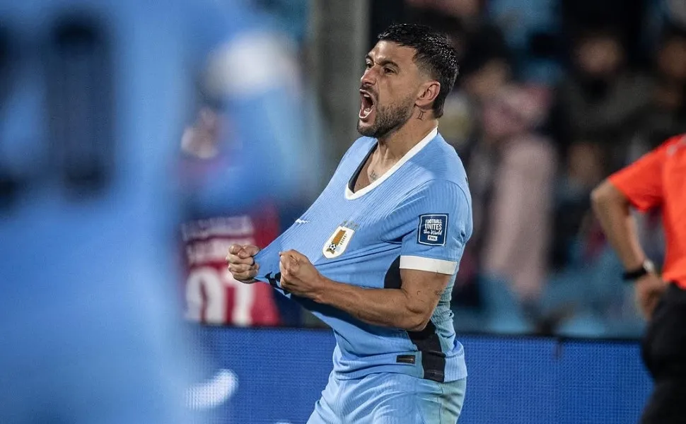 Imagem ilustrativa da imagem Uruguai supera Venezuela, fica perto da Copa e dá ajuda para Brasil confirmar vaga