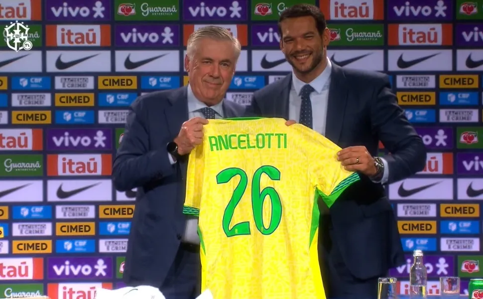 Imagem ilustrativa da imagem Veja a lista de convocados para o Brasil por Carlo Ancelotti
