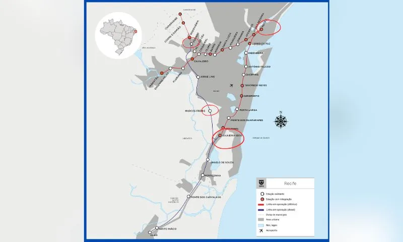 Imagem ilustrativa da imagem Após chuvas, Linha Sul do metrô e trecho do Ramal Curado são interditados