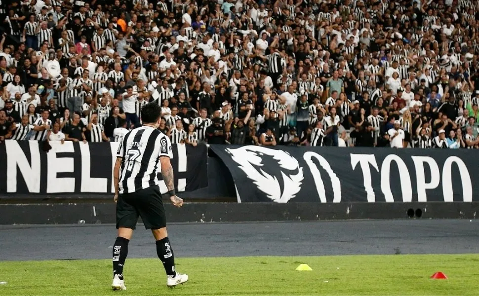 Imagem ilustrativa da imagem Botafogo leva susto, mas vence e depende só de si para avançar na Libertadores
