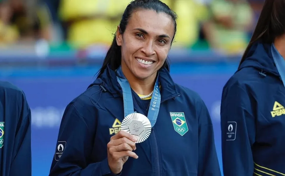 Imagem ilustrativa da imagem Marta é apontada como a melhor jogadora de futebol de todos os tempos; veja top-10