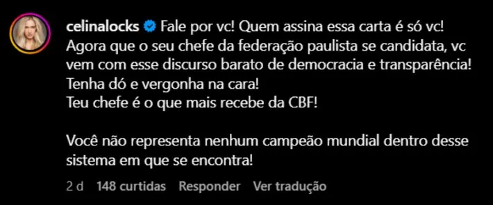 Imagem ilustrativa da imagem Mulher de Ronaldo detona Mauro Silva e aponta ‘discurso barato’: ‘Tenha dó e vergonha na cara’