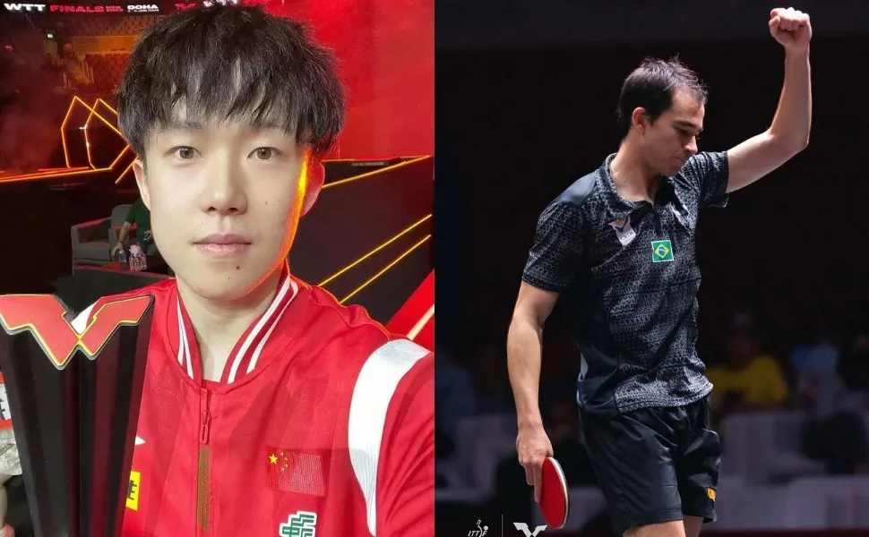 Imagem ilustrativa da imagem Quem é Chuqin Wang, adversário de Calderano na final do Mundial de tênis de mesa?