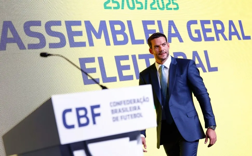 Imagem ilustrativa da imagem Samir Xaud é eleito oficialmente novo presidente da CBF