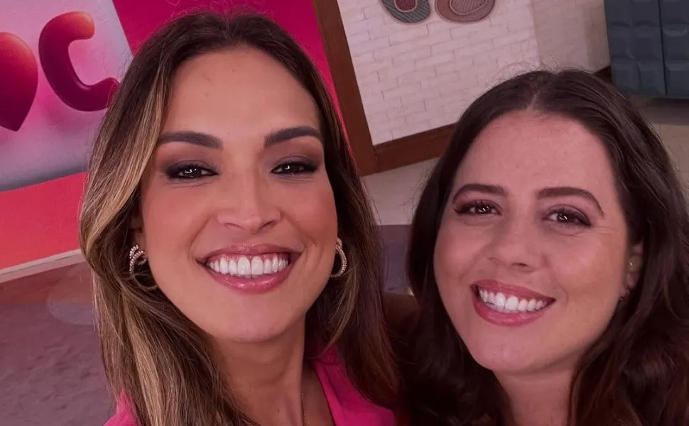 Imagem ilustrativa da imagem Talitha Morete chora ao vivo ao falar sobre perda do bebê de Tati Machado