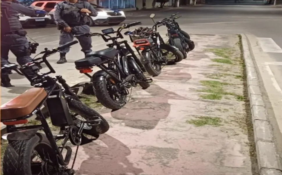 Imagem ilustrativa da imagem Vinte homens armados invadem loja de bicicletas elétricas em Vila Velha