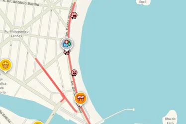 Imagem ilustrativa da imagem Acidente envolvendo moto por app deixa dois feridos e complica trânsito em Vitória