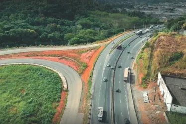 Imagem ilustrativa da imagem Avançam as obras de rodovia federal que liga Viana a Capuaba