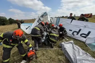 Imagem ilustrativa da imagem Avião de pequeno porte cai em São José do Rio Preto e deixa dois mortos