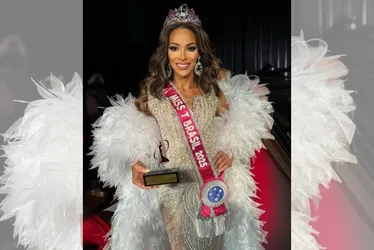 Imagem ilustrativa da imagem Cantora capixaba é coroada como Miss Trans Brasil 2025