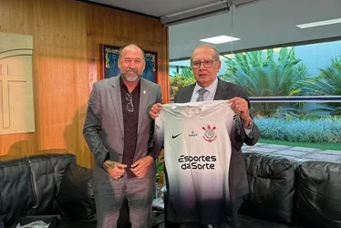 Imagem ilustrativa da imagem Corinthians: Augusto Melo se reúne com Alexandre de Moraes, Gilmar Mendes e Flávio Dino em Brasília