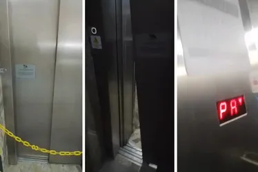 Imagem ilustrativa da imagem Elevador com cinco pessoas despenca em prédio na Serra