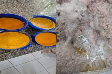 Imagem ilustrativa da imagem Escolas do DF servem carne com plástico, couro e resto de rótulo em merenda