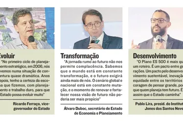 Imagem ilustrativa da imagem Governo lança plano bilionário de investimentos para o Espírito Santo
