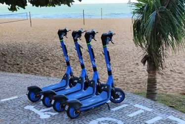 Imagem ilustrativa da imagem Guarapari vai testar novo sistema de transporte com patinetes elétricos