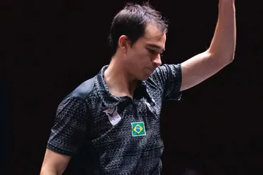 Imagem ilustrativa da imagem Calderano perde final, mas fica com prata histórica no Mundial de tênis de mesa