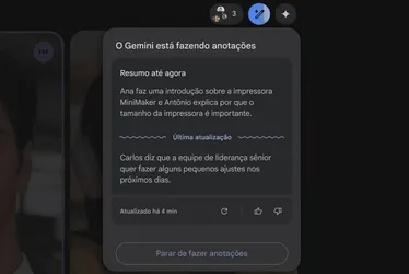 Imagem ilustrativa da imagem IA do Google agora resume e transcreve chamadas do Meet