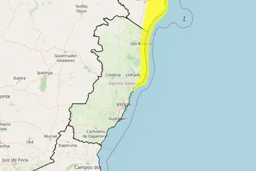 Imagem ilustrativa da imagem Inmet emite alerta de fortes chuvas para o Litoral Norte do ES