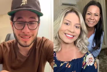 Imagem ilustrativa da imagem Irmão de Marília Mendonça chora e pede fim dos ataques à mãe: 'muito difícil'