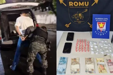 Imagem ilustrativa da imagem Jovem é preso fazendo 'delivery de drogas' em bairro de Vitória