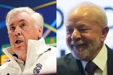 Imagem ilustrativa da imagem Lula diz que Ancelotti é bom técnico e que problema da seleção é safra de jogadores