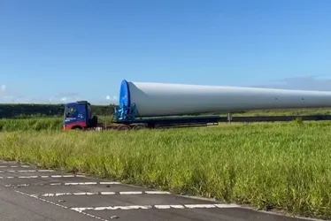 Imagem ilustrativa da imagem Mais uma interrupção na BR-101: desta vez para transporte de pás eólicas