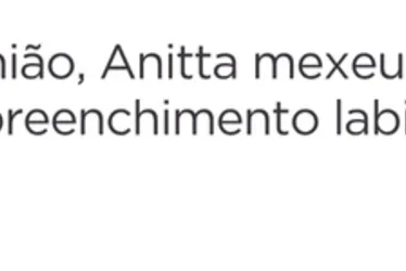 Imagem ilustrativa da imagem Médicos explicam mudanças e o novo visual de Anitta