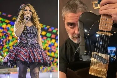 Imagem ilustrativa da imagem Namoro de Elba Ramalho e Junno Andrade nos anos 1980 reaparece e agita internet