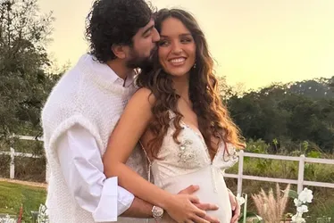 Imagem ilustrativa da imagem Nattanzinho e Rafa Kalimann descobrem sexo do bebê e revelam nome