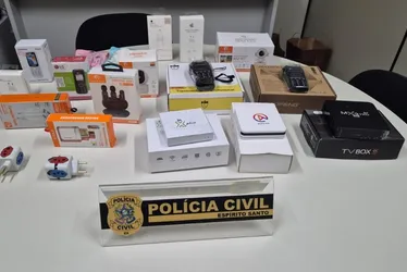 Imagem ilustrativa da imagem Polícia apreende mais de 40 mil produtos falsificados em loja de Vitória