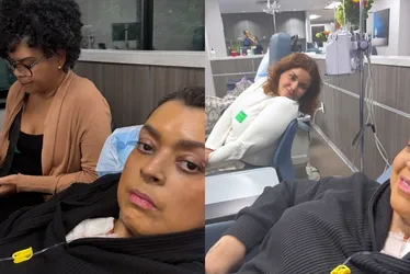 Imagem ilustrativa da imagem Preta Gil agradece irmã e amiga que a acompanham em tratamento experimental nos EUA