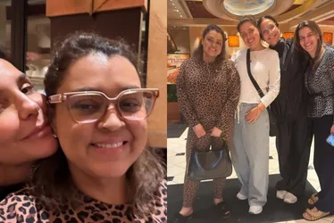 Imagem ilustrativa da imagem Preta Gil recebe visita de Ivete Sangalo em meio a tratamento de câncer nos EUA