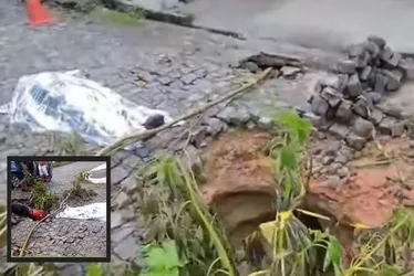 Imagem ilustrativa da imagem Recife: homem morre ao cair em buraco deixado aberto na Zona Norte