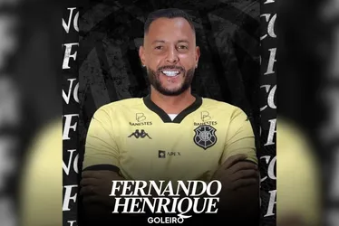 Imagem ilustrativa da imagem Rio Branco contrata goleiro Fernando Henrique, ex-Fluminense e Ceará