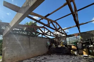 Imagem ilustrativa da imagem Tornado destrói pavilhão e danifica 285 casas no Rio Grande do Sul