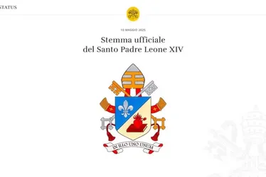Imagem ilustrativa da imagem Vaticano divulga brasão, assinatura e foto oficial do papa Leão 14; veja como é