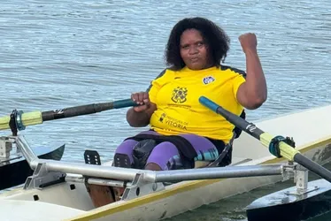 Imagem ilustrativa da imagem Vitória fatura medalhas de ouro no Estadual de remo paralímpico