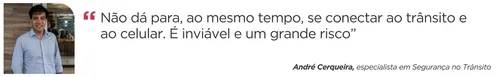 
          Imagem ilustrativa da imagem 83 motoristas são multados por dia por usar celular ao volante no ES
          