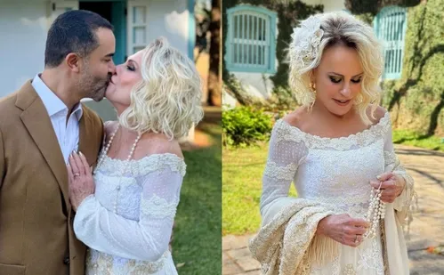 
          Imagem ilustrativa da imagem Ana Maria Braga se casa com Fábio Arruda pela 2ª vez com festa na sua fazenda
          