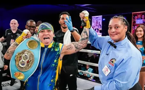 
          Imagem ilustrativa da imagem Bia Ferreira ‘nocauteia’ Popó na audiência da luta de boxe na TV Globo
          