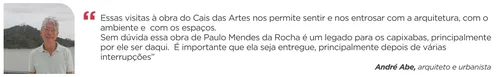 
          Imagem ilustrativa da imagem Cais das Artes: avançam as obras do maior complexo cultural do ES
          