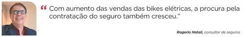 
          Imagem ilustrativa da imagem Cresce procura por seguro para bicicleta elétrica com aumento nos roubos
          