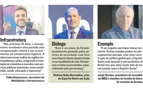 
          Imagem ilustrativa da imagem Governo lança plano bilionário de investimentos para o Espírito Santo
          